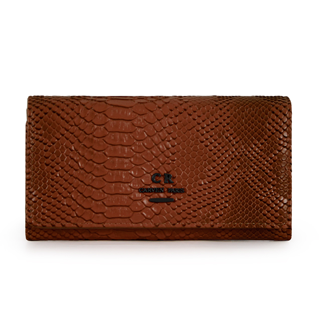 Carven - Billetera Alda Marrón