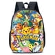 thumbnail image 1 of Kawaii Pokemon Backpack Pikachu Student School Bag Pencil Case Children's Gifts Cartoon Sports Backpack SchoolBag Mochila, 1 of 3