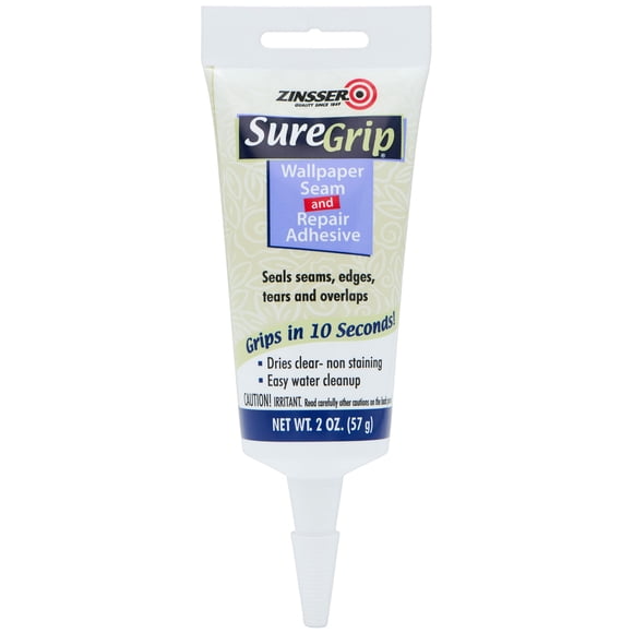 Adhesivo Zinsser SureGrip para papel pintado reparador de costuras, 57 g