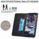thumbnail image 3 of Funda tipo cartera con bloqueo RFID para Xiaomi Redmi Note 15 Pro Plus Con tapa abatible, portatarjetas, cierre magnético, TPU y soporte Negro, 3 of 6