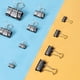 thumbnail image 4 of Pinzas Para Papel 208 Pcs Tamaños Surtidos Metal Negro, 4 of 8