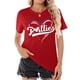 thumbnail image 1 of Camiseta de béisbol Talovee Phillies roja de manga corta talla grande, 1 of 6
