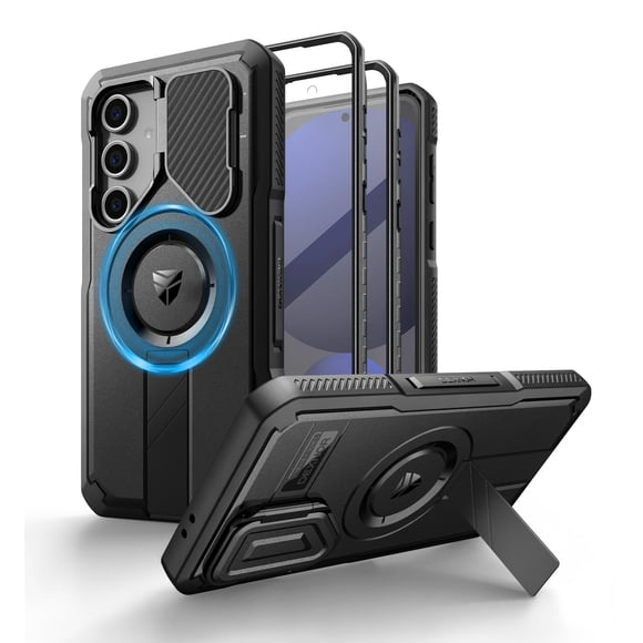 Funda Dexnor para Samsung Galaxy S24 FE con funda de cámara negra
