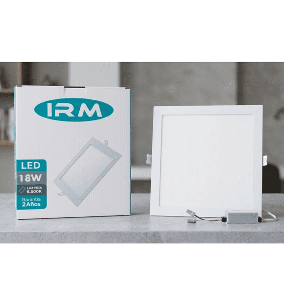 Plafón Led 18w Irm Iluminación Potente Y Diseño Extra Plano