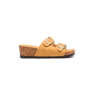Sandalia Mujer Camel Cardenal Chancleta