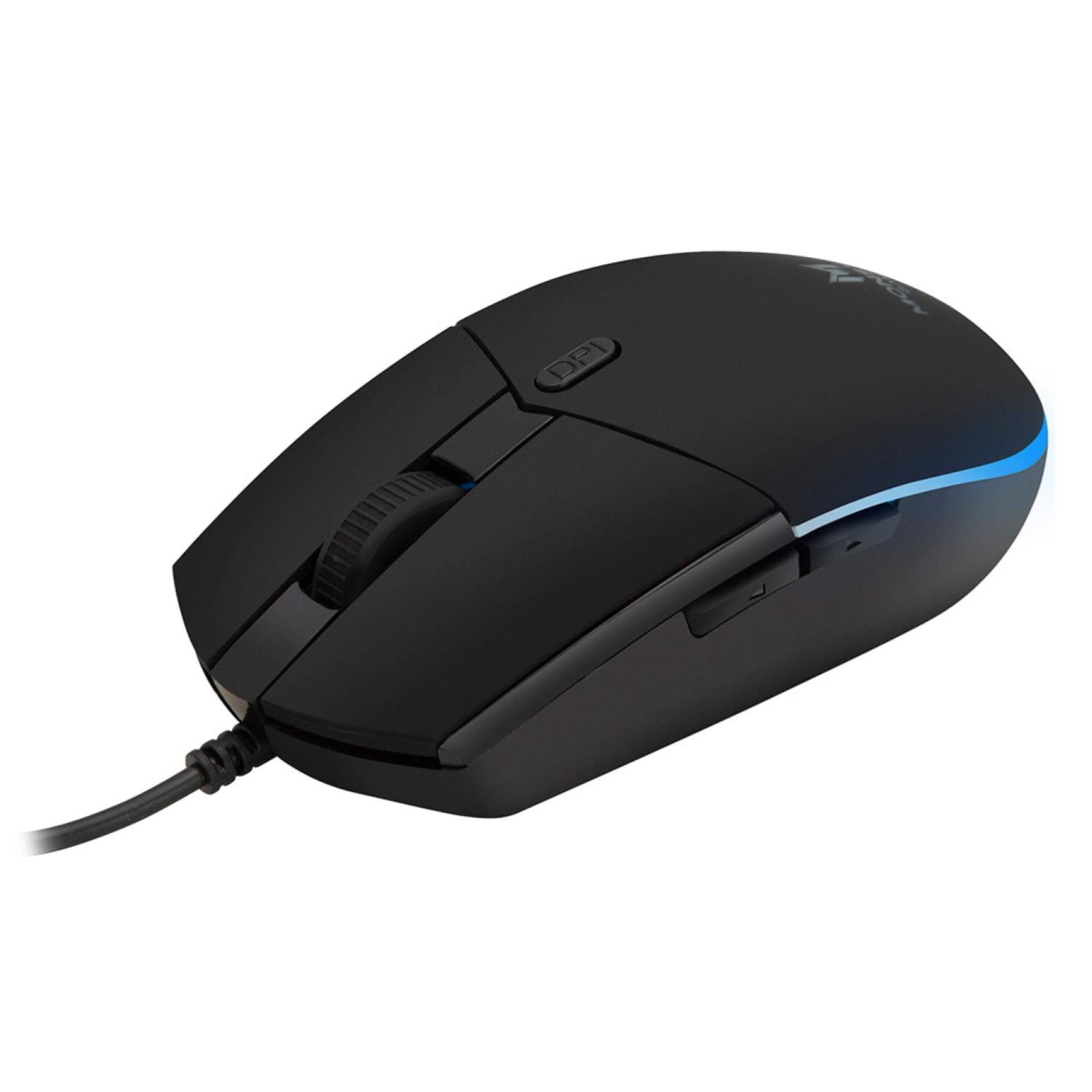 Monster Games - Mouse Gamer Usb 5 Botones 3200dpi Negro Tide