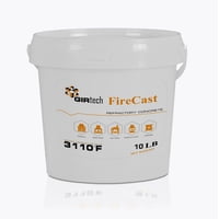 Cemento Refractario Girtech Firecast 10 Kg 1400 °C Resistente Al Calor