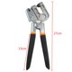 thumbnail image 3 of Pinzas engarzadoras QuHang de acero con alto contenido de carbono de 10 pulgadas, 3 of 7