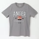 thumbnail image 1 of Polera Manga Corta Adulto Gris Ira Intensamente Pixar Disney, 1 of 4