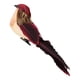 thumbnail image 1 of Colores Plumas artificiales Espuma Aves con pinza Jardín Decoración árbol Rojo vino, 1 of 5