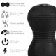 thumbnail image 2 of Bola de masaje Rolling With It Vibrating Peanut Black, 2 of 9