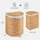 thumbnail image 2 of Cesto de Ropa Best Choice Products Media Luna 52x38x62 cm, 2 of 8