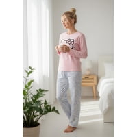 Pijama Micropolar Mujer Hello Kitty Rosa S