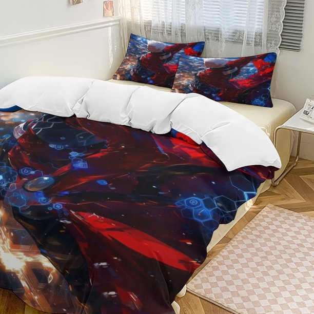 Fate Stay Night Anime Home Bed 3-piece Set Classic Japanese Anime Polyester Wash Student Dormitory Set