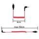 thumbnail image 4 of Cable de audio JCMOYUTY USB C a DAC en espiral de 3,5 mm para iPhone, 4 of 5