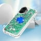 thumbnail image 5 of FOXDOCK Funda Glitter Líquida para iPhone 17 con Anillo Brillante, TPU Antichoques y Esquinas Reforzadas, Soporte, 5 of 6