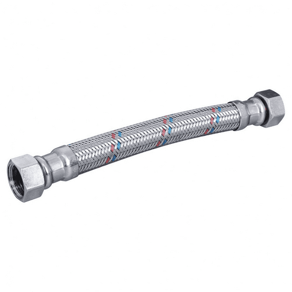 Flexible Agua Calefont Malla De Acero Inox. 25 cm. HI/HI 1/2"