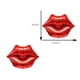 thumbnail image 2 of Globos de Mylar OHLIGEI 4 pzas con forma de labios rojos – Decoración para fiestas, 2 of 3