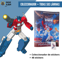 Macae - Transformer Coleccionador De Stickers + Todas Sus Láminas