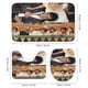 thumbnail image 3 of Orgullo Y Prejuicio theme 4 piece Shower Curtain Set With Rugs Waterproof Bathroom Decor Set Includes Bath Mat U shaped Rug Toilet Lid Cover And Curtain With Hooks, 3 of 6