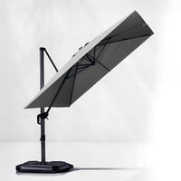 Quitasol Para Terraza Lateral Gris 360 Vincenzi