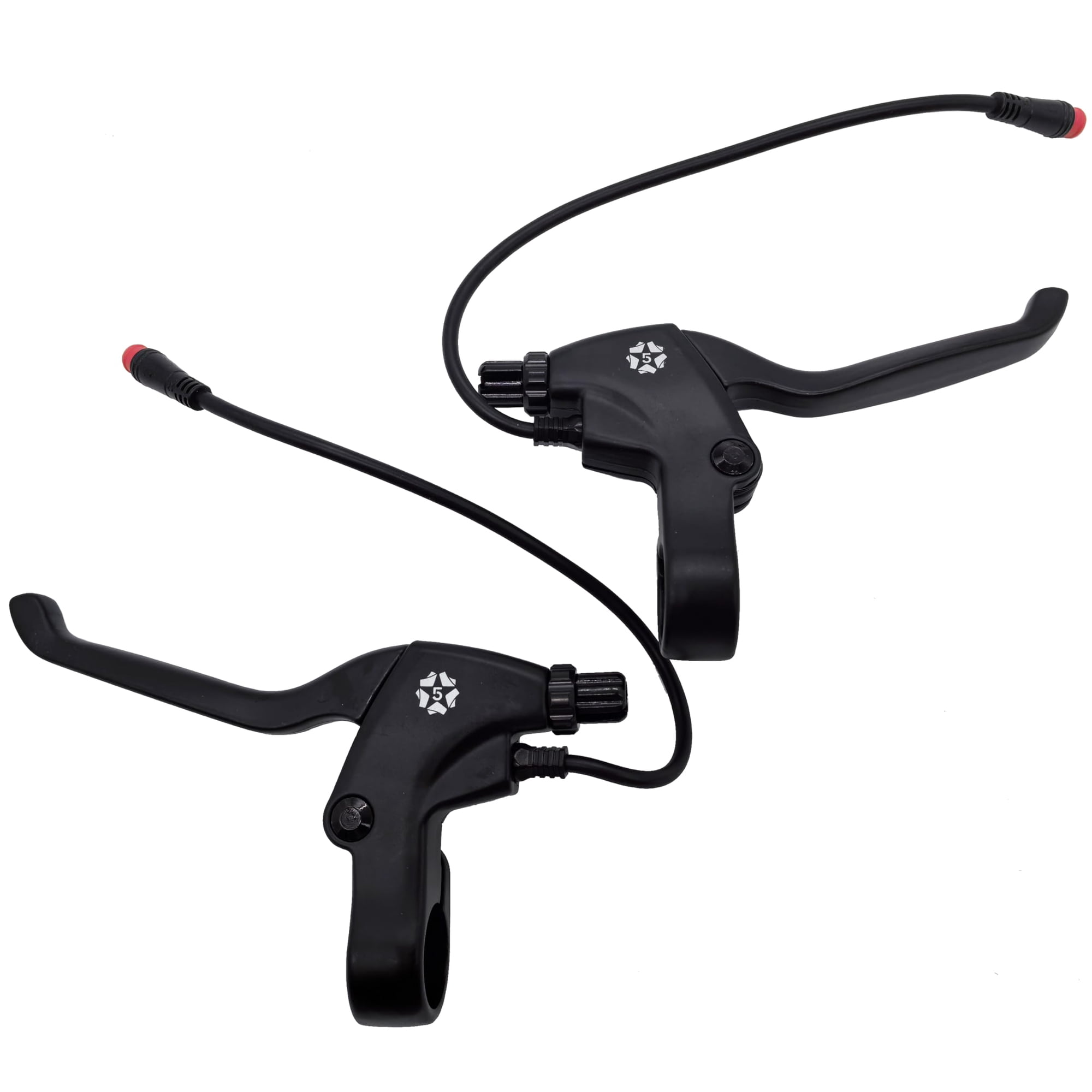 Juego De Manetas De Freno Impermeables Bqpoling De 21,5 Cm Para Bicicleta Eléctrica