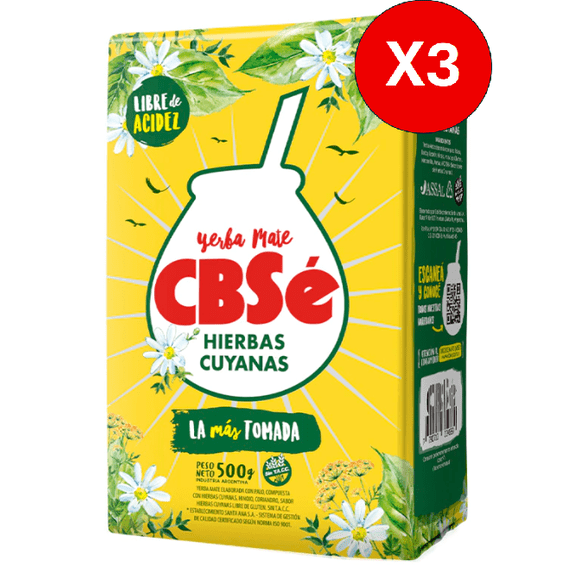 Pack 3 CBSE Hierbas Cuyanas 500g C u