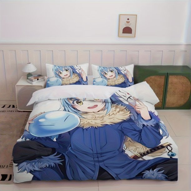 bedding Featuring The Anime 'That Time I Got Reincarnated As a Slime' with a Cute And Stylish Design It Is Appropriate