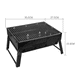 thumbnail image 2 of Parrilla Portatil Carbon, Asado Mini Parrilla Plegable, 2 of 3
