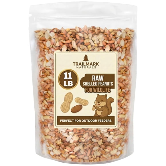 Cacahuetes crudos sin cáscara de Squirrel Food TRAILMARK NATURALS, 5 kg