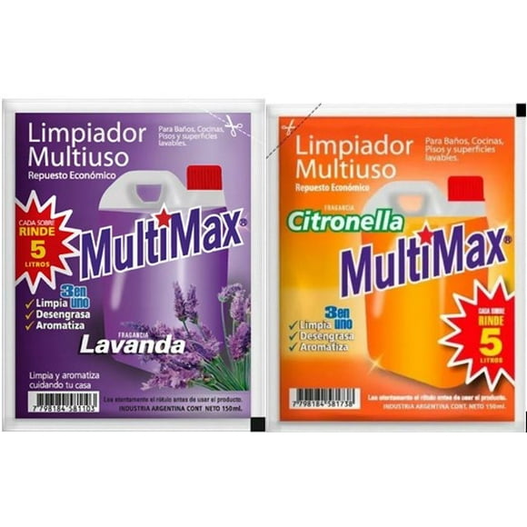 Limpia Pisos Ultra Concentrado Para Diluir Rinde 50 Lts X 150ml Pack 10