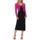 thumbnail image 2 of INSPIRE CHIC Bolero Corto Texturizado Transparente para Mujer, Liviano, de Manga Larga, Abierto al Frente, Cárdigan Rosa Fucsia Talla S, 2 of 6