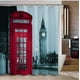 thumbnail image 5 of Cortina De Baño Impermeable 180x180 cm Diseño Londres Big Ben – Tela Premium Antihumedad, 5 of 5