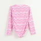 thumbnail image 2 of Traje de baño entero Niña Rosado Rayas Estampado Barbie, 2 of 4