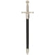 thumbnail image 1 of Abrecartas Excalibur Con Ribete Plateado Y Vaina, 1 of 2