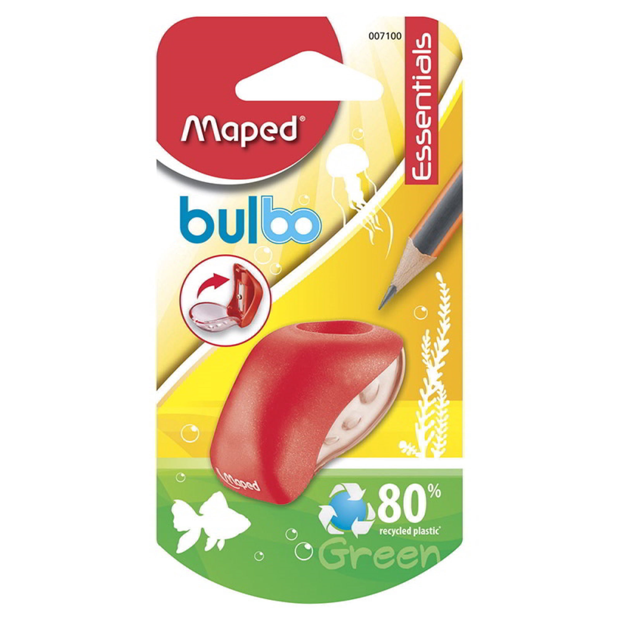 Sacapuntas Bulbo Color Rojo 1 Un Maped