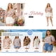 thumbnail image 3 of Agnes Orinda Blusas de Verano Casuales de Talla Grande para Mujer con Estampado Floral, Cuello en V, Manga Corta con Volantes 3X Rosa, 3 of 8