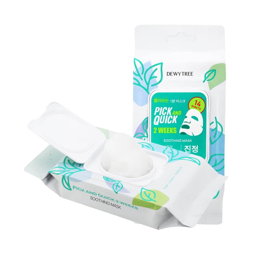 Dewy Tree - Mascarillas Faciales Coreanas Con Centella Asiática -