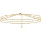 thumbnail image 1 of Pulsera MEVECCO de latón con baño de oro de 14 K, 6,3 in, 1 of 3