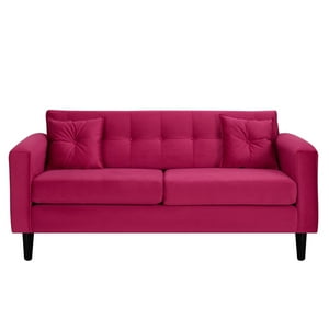 Bodevir - Sofa New Retro 3C Felpa 00 Burdeo