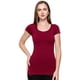 thumbnail image 1 of Camiseta mujer elasticada manga Corta Bambu 8326, 1 of 3