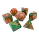 thumbnail image 3 of 7 Uds Dados De Juego Acrílico Para Accesorios De Enseñanza Juego De Mesa De Juego De Rol Juguete Para Niños Verde Naranja, 3 of 3