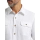 thumbnail image 2 of Camisa Wrangler Authentics de manga larga clásica para hombre blanca, 2 of 3