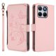 thumbnail image 2 of Funda Cartera Mariposa para [Motorola Edge 70 Fusion] con Soporte y Cremallera Rosa, 2 of 6