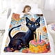 thumbnail image 5 of Fiesta del Gato Negro anti-pilling, suave, ligera, esponjosa y acogedora de lujo para hogar y cocina – Perfecta para niños y adultos,100X130cm, 5 of 6