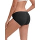thumbnail image 3 of INSPIRE CHIC Bragas de Maternidad de Soporte para el Vientre de Cintura Media para Mujeres, Corte Alto, Sin Costuras, Cómodas, 3 Paquetes 3XL 1 Negro 1 Verde 1 Púrpura, 3 of 4