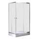 thumbnail image 1 of Shower Door Rectangular 80x120x180 Vidrio Templado Derecho, 1 of 4