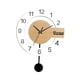 thumbnail image 3 of Reloj De Pared Artesanal, Obra De Arte Precisa, Redondo, Moderno, Para Comedor, Cafetería, Dormitorio., 3 of 5