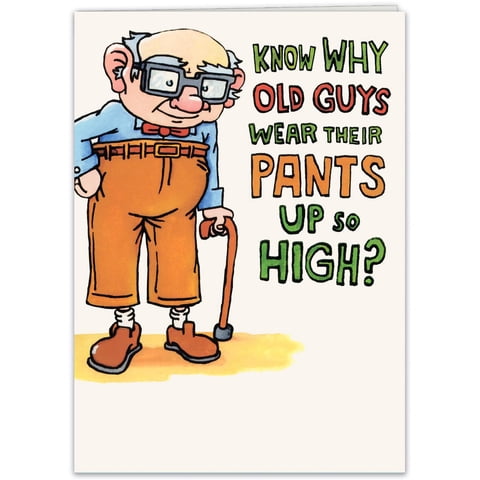 Cardfool - Tarjeta De Felicitación De Cumpleaños Divertida Para Hombre, 5 X 7 Pulgadas, Con Tarjeta Postal