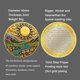 thumbnail image 3 of Moneda de Sobriedad AA GOSIN Oro y Plata – Aniversario, 3 of 8